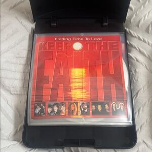 Keep The Faith CDs and CD holder